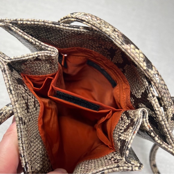 Nine West Snakeskin Print Purse with Matching Coin Purse - Picture 7 of 11